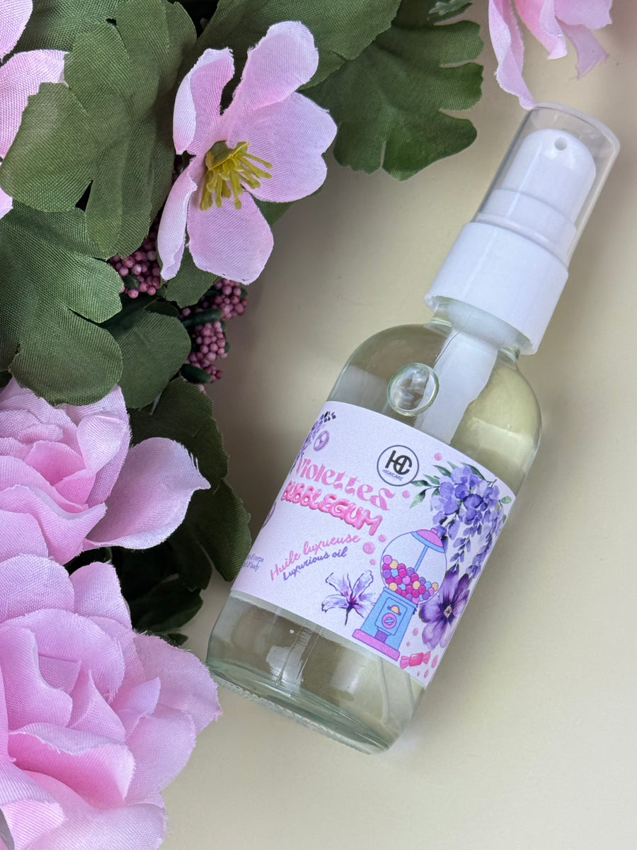 Huile luxueuse bain&corps 🫧🪻🍭 Violette & bubblegum