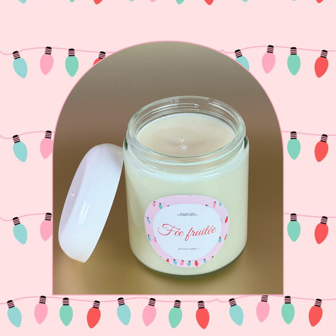 Bougie parfumée 🧚🏼‍♀️🍐🍦🍓  fée fruitée