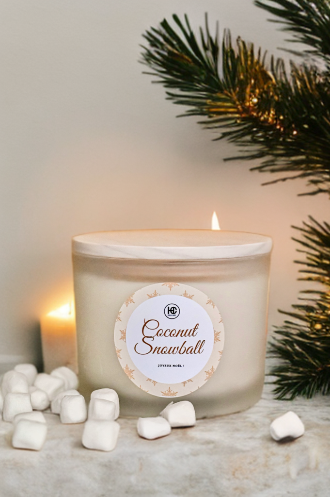 Bougie parfumée 🥥❄️ Coconut snowball