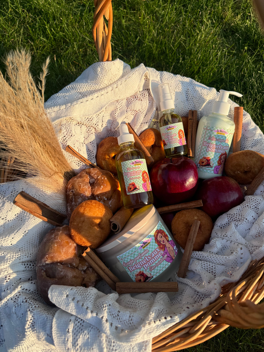 Huile luxueuse bain&corps 🥐🍎 Beignets aux pommes 🍎🥨