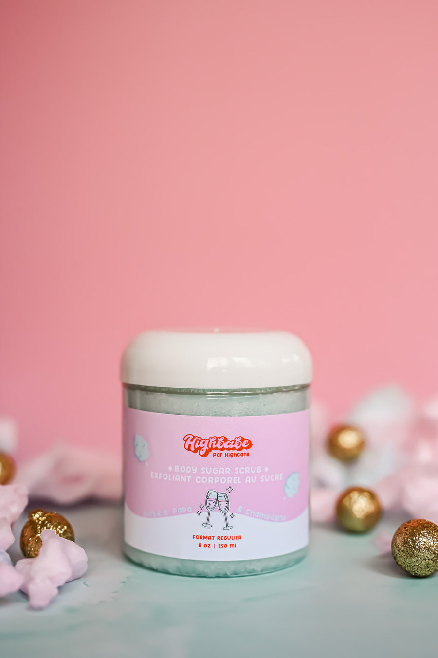 Exfoliant corps ''Sugar scrub'' 🍭🍬 barbe à papa & champagne