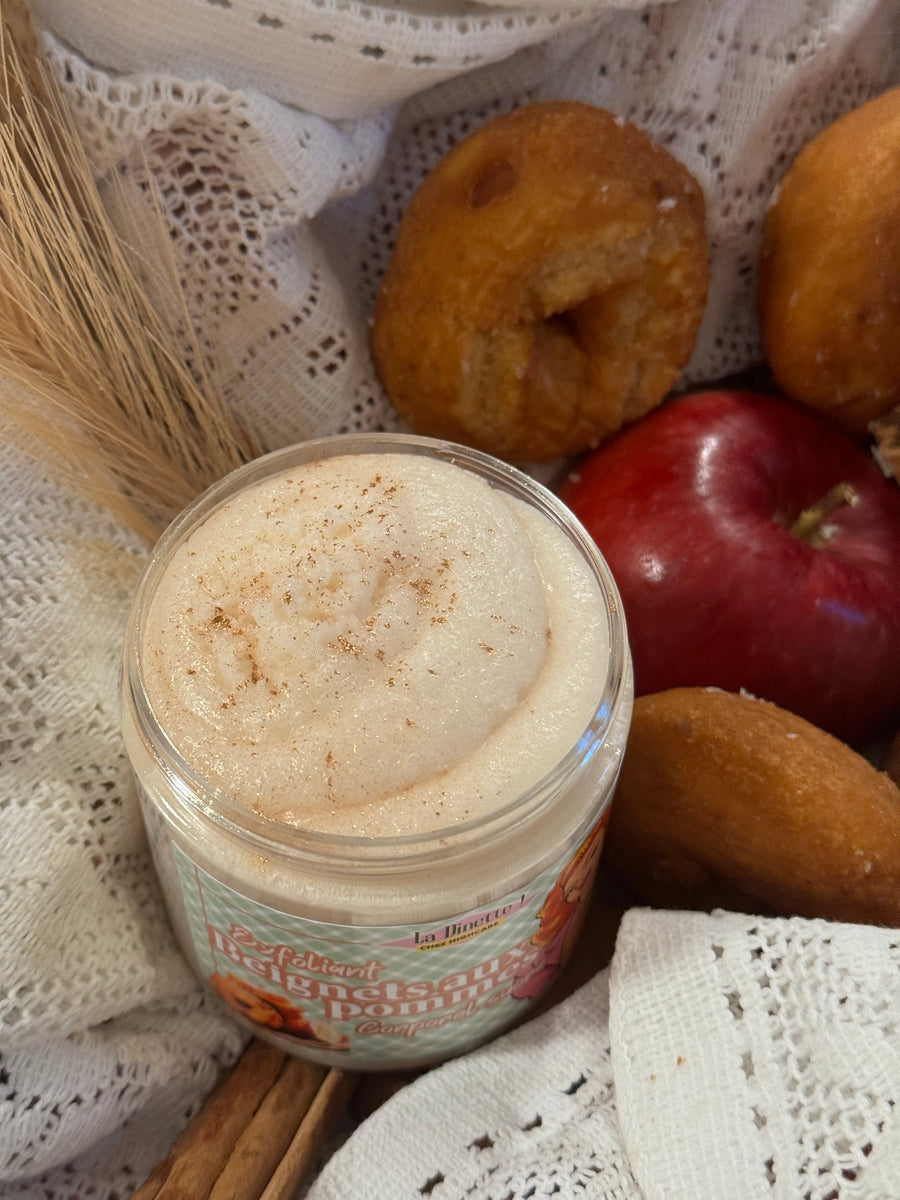 Exfoliant corporel sucré 🍎🥐 Beignets aux pommes