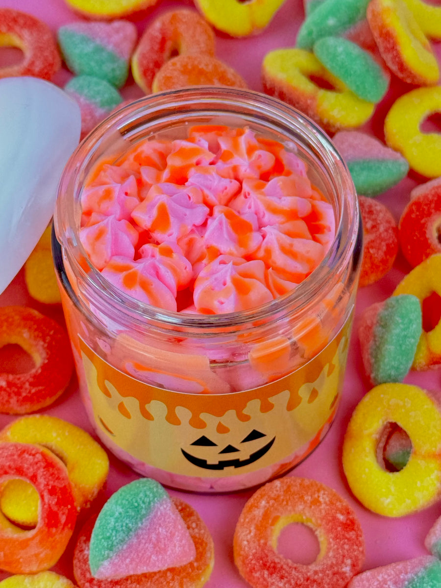 Crème fouettée saignante 🍉🧠  CERVELLE DE CITROUILLE 🎃🍑