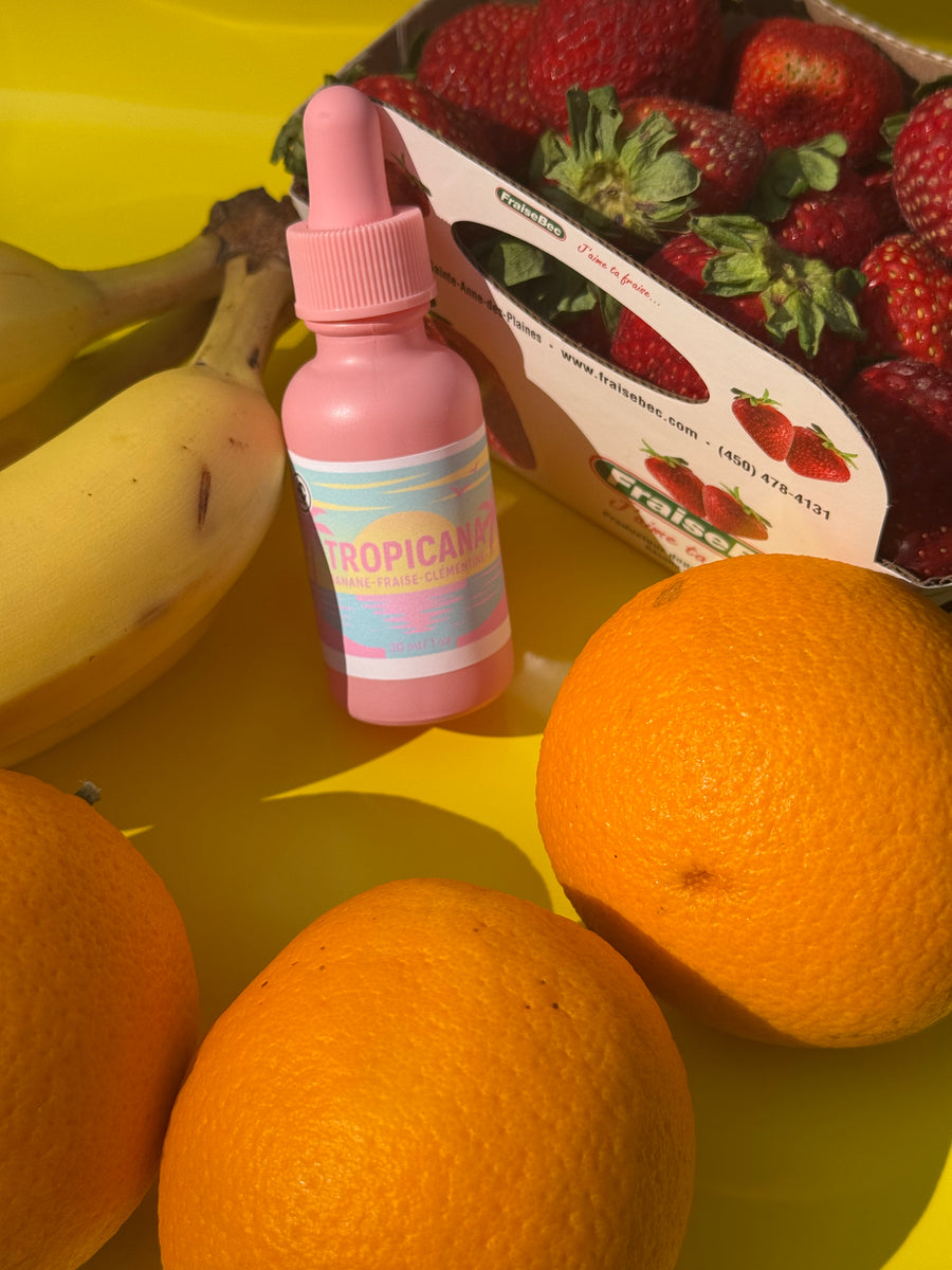 Huile luxueuse bain&corps 🍊🍌🍓 Tropicana 🌴