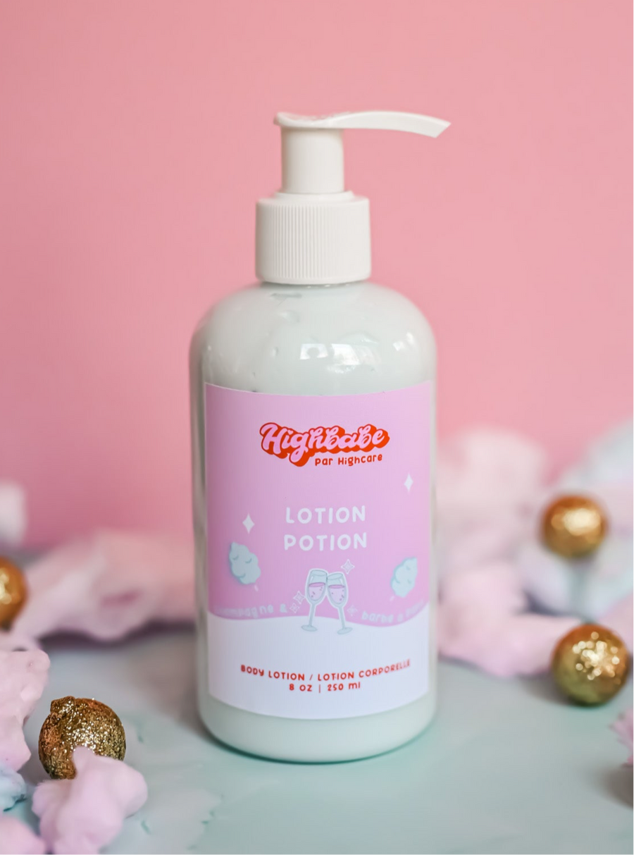 Lotion potion 🍭🍾 barbe à papa & champagne