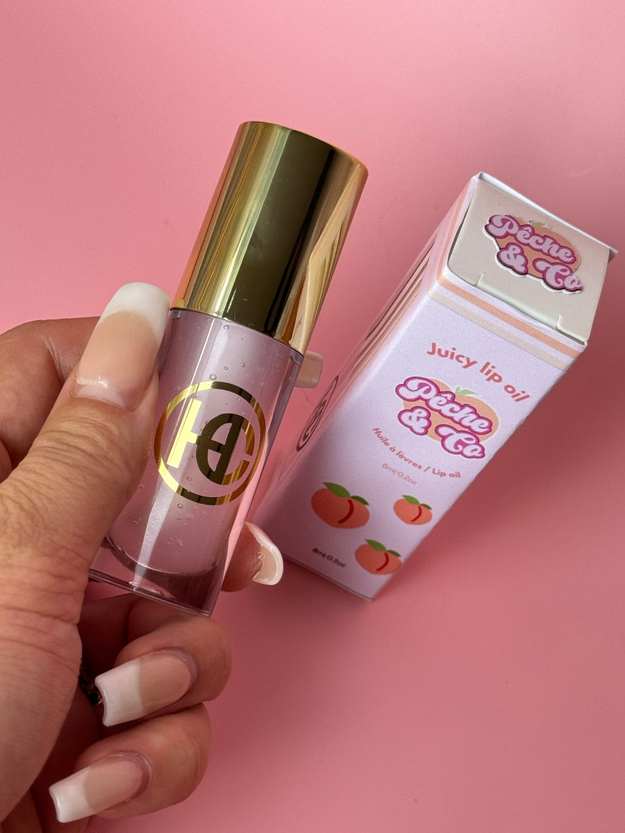 Juicy Lip Oil ( Huile à lèvres ) 🍑💖 Pêche &co