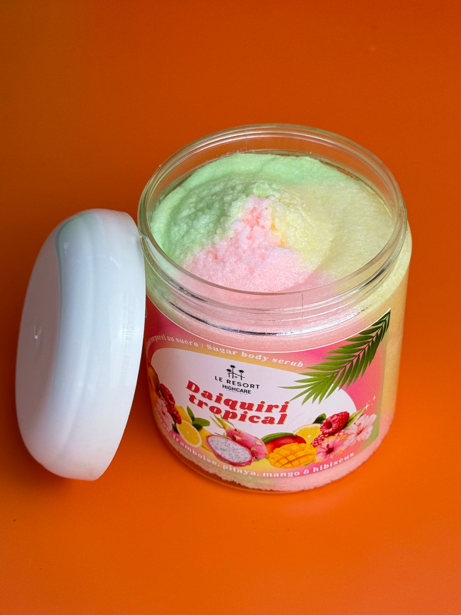 Exfoliant corporel au sucre 🌺🌴🍹🦜🥭  Daiquiri tropical