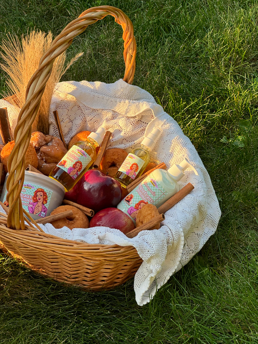 Bougie parfumée 3 mèches 🍎🥐 Beignets aux pommes