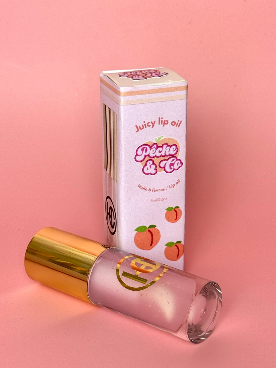 Juicy Lip Oil ( Huile à lèvres ) 🍑💖 Pêche &co