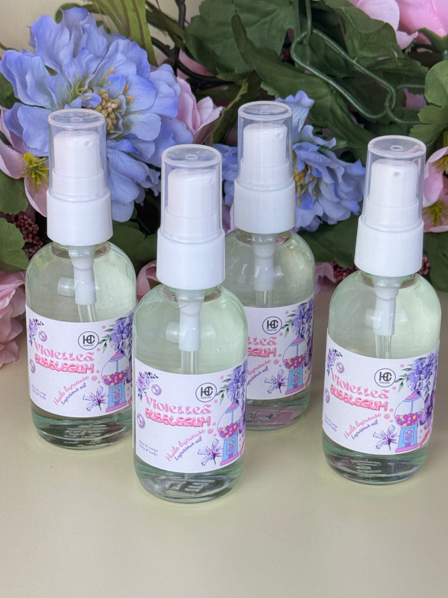 Huile luxueuse bain&corps 🫧🪻🍭 Violette & bubblegum