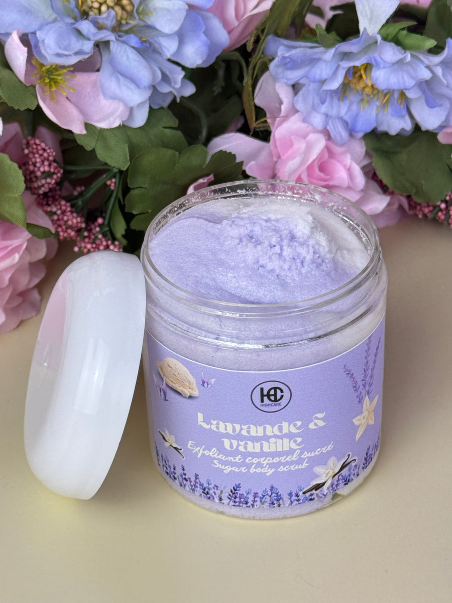 Exfoliant corporel sucré 🪻🍦💤 Lavande et Vanille