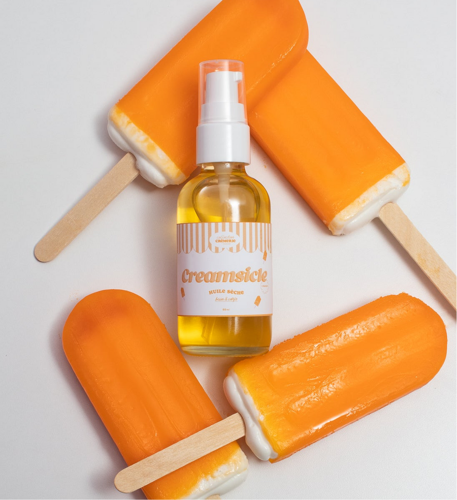 Huile luxueuse bain&corps - Orange creamsicle 🥛🧡🍨