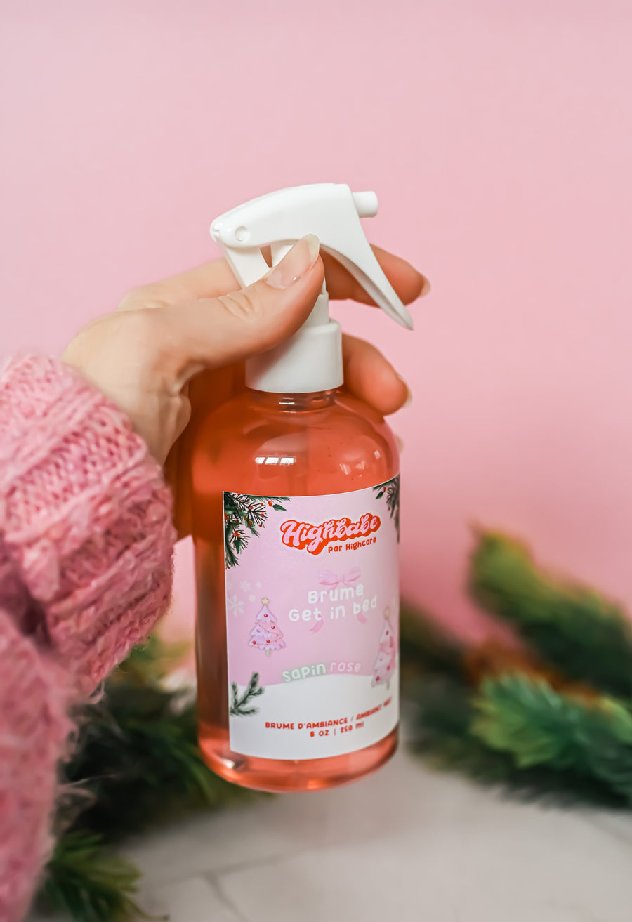 Brume ''Get in bed'' 🎄🎀 Sapin rose