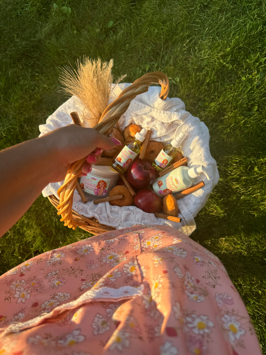 Bougie parfumée 3 mèches 🍎🥐 Beignets aux pommes