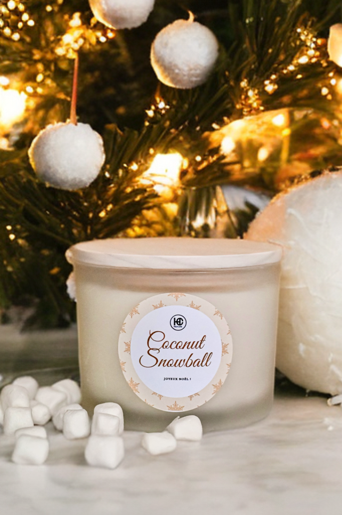 Bougie parfumée 🥥❄️ Coconut snowball