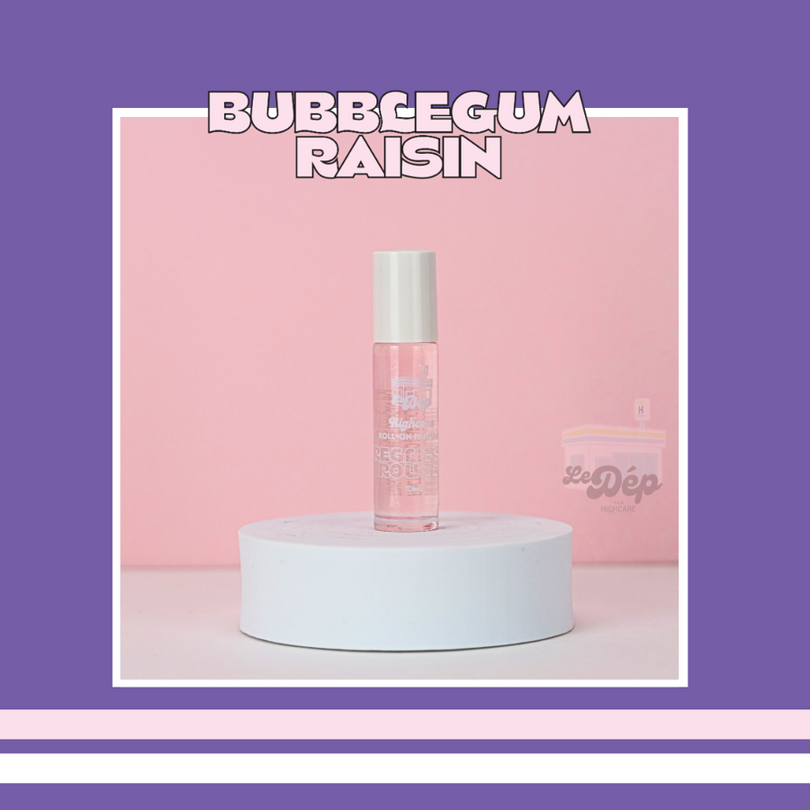 Roll-on parfumé - Bubblegum raisin 🍇🍬🩷💜