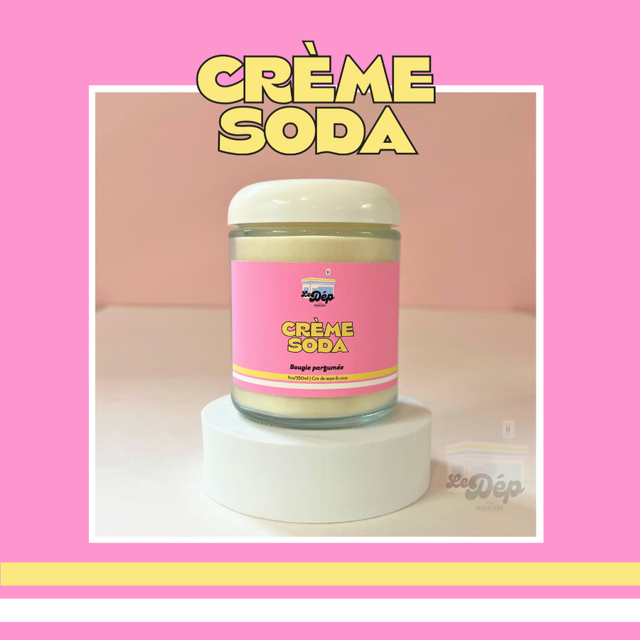 Bougie parfumée - Crème soda 🍧🫧