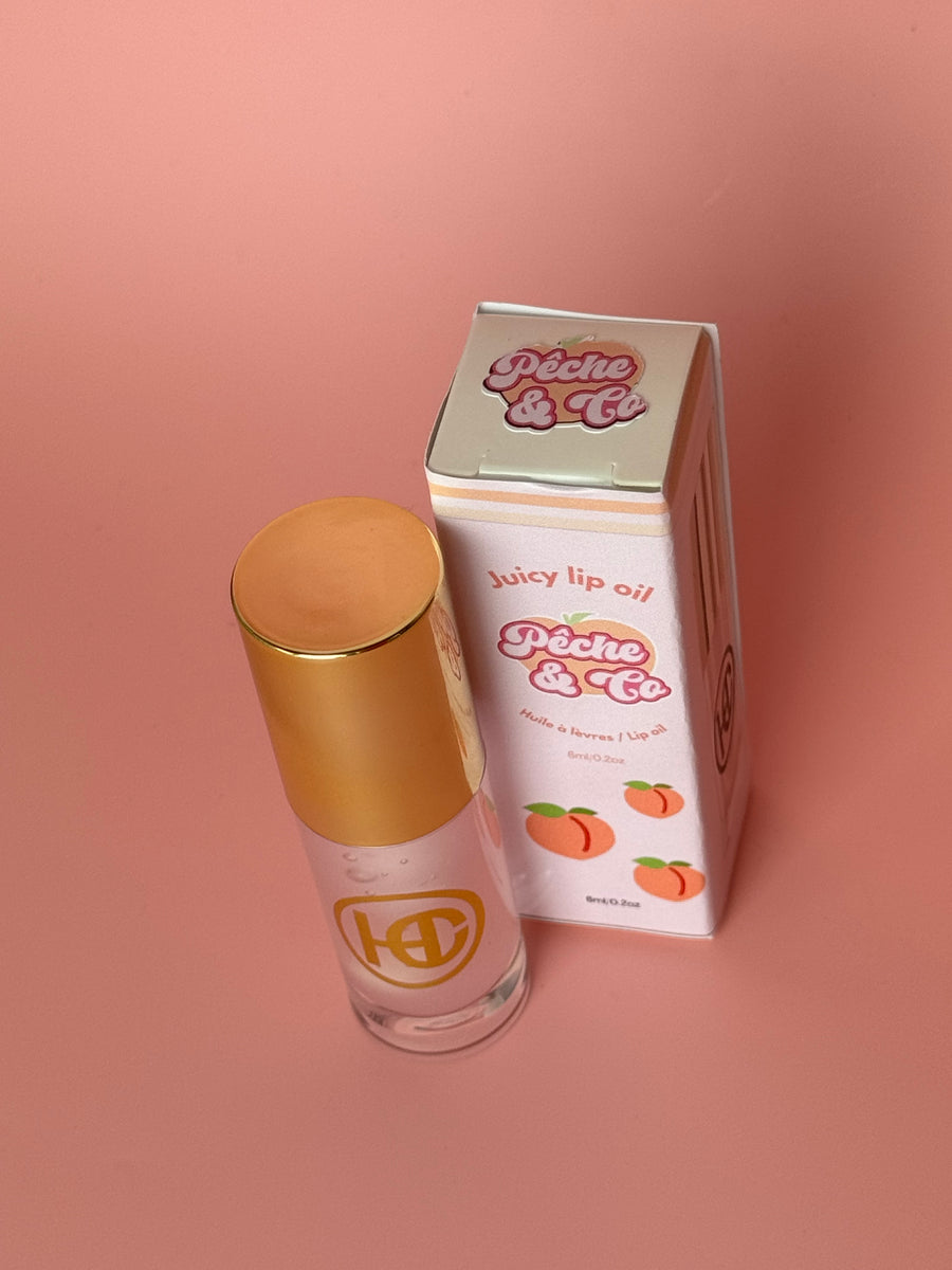 Juicy Lip Oil ( Huile à lèvres ) 🍑💖 Pêche &co