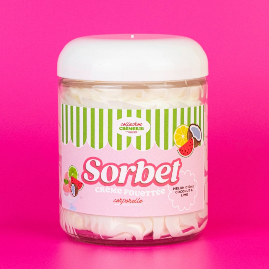 Crème fouettée corporelle 🍧🍉🥥🍋‍🟩 Sorbet melon d'eau, coconut & lime