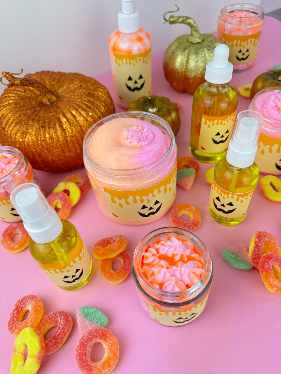 Exfoliant corporel pétrifiant 🍉🧠 CERVELLE DE CITROUILLE 🎃🍑