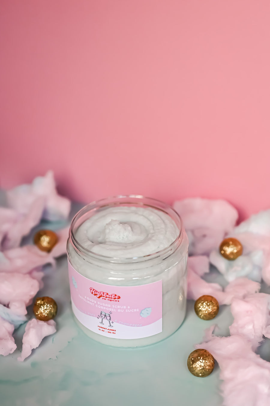 Exfoliant corps ''Sugar scrub'' 🍭🍬 barbe à papa & champagne