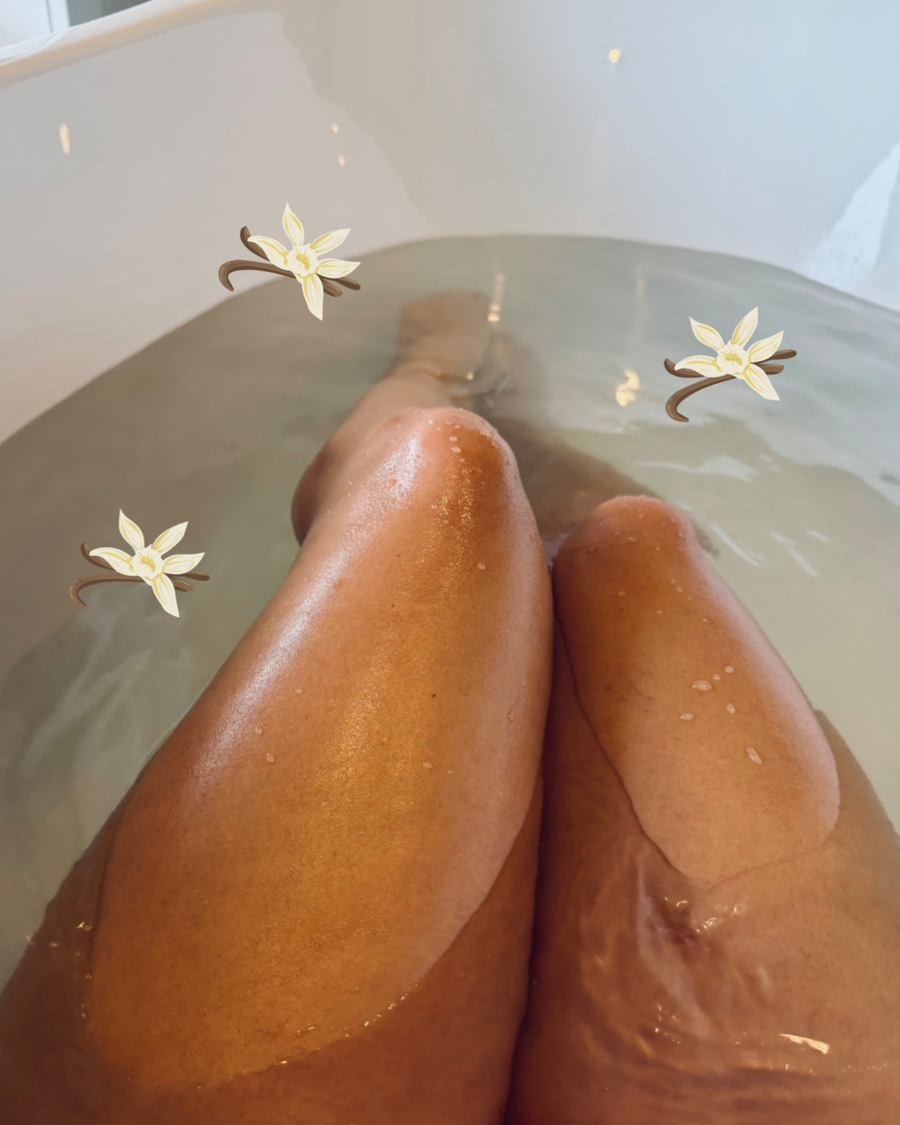 Huile luxueuse bain&corps 🧁🍦Vanille Chaude
