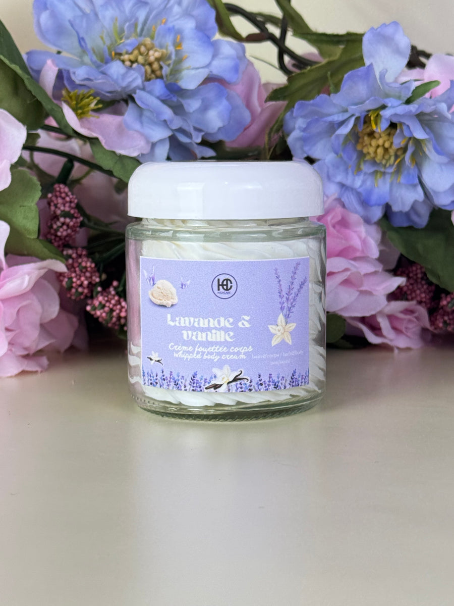 Crème fouettée corporelle 🪻🍦💤 Lavande et Vanille