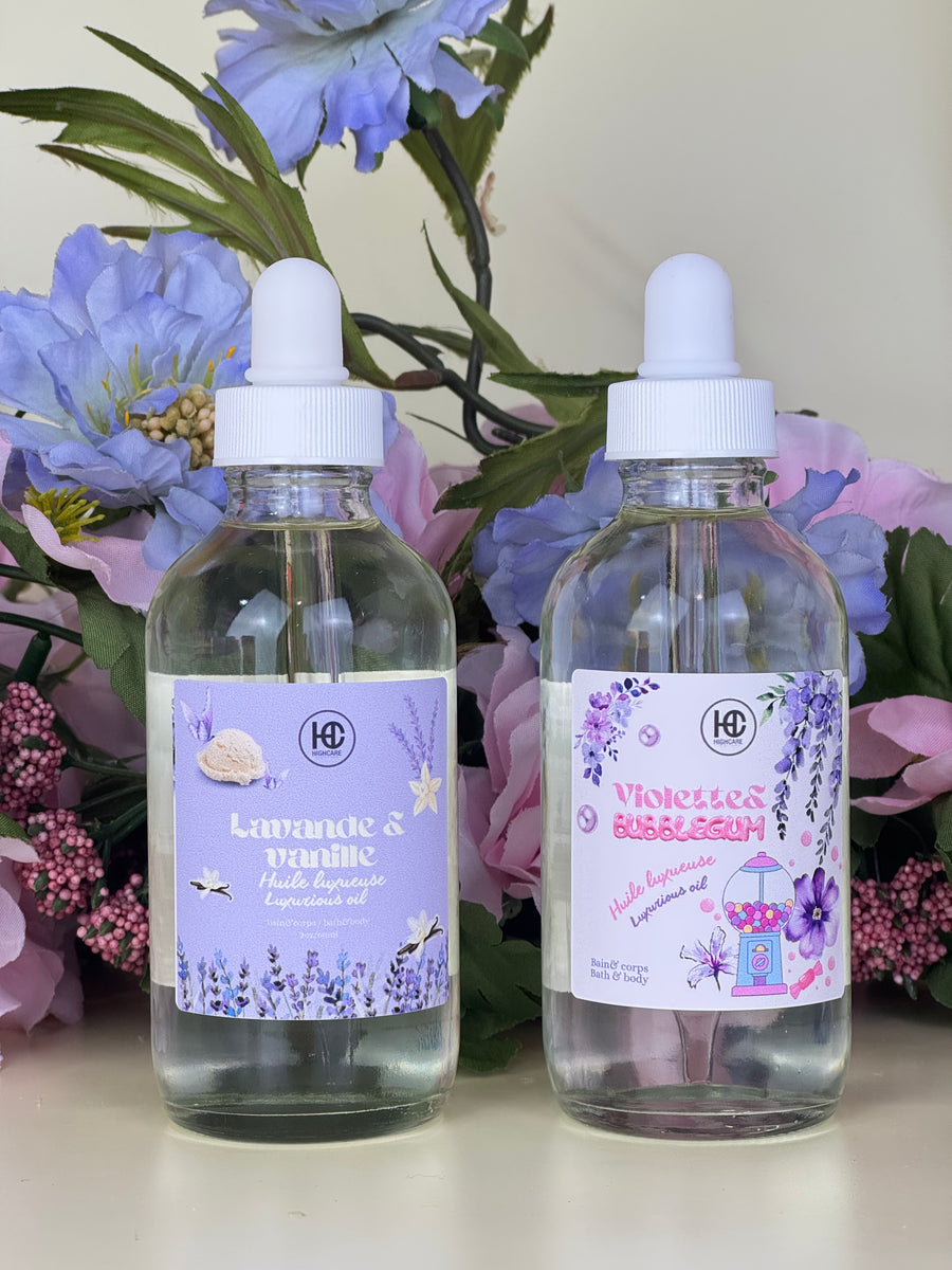 Huile luxueuse bain&corps 🫧🪻🍭 Violette & bubblegum