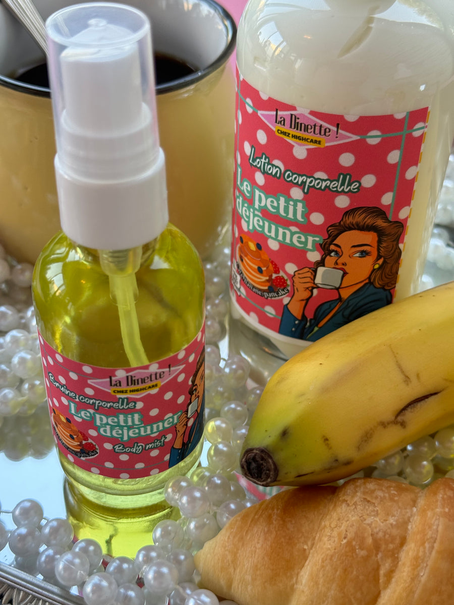 Body mist 🍳☕️🥞🍌 Le petit déjeuner (café, banane, pancake vanille)