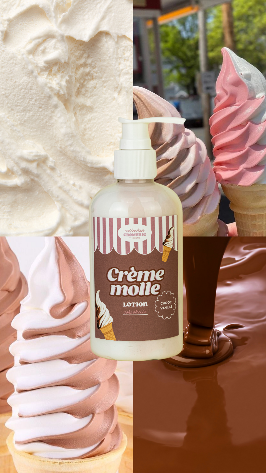 Lotion corporelle 🍦🍫 Crème molle