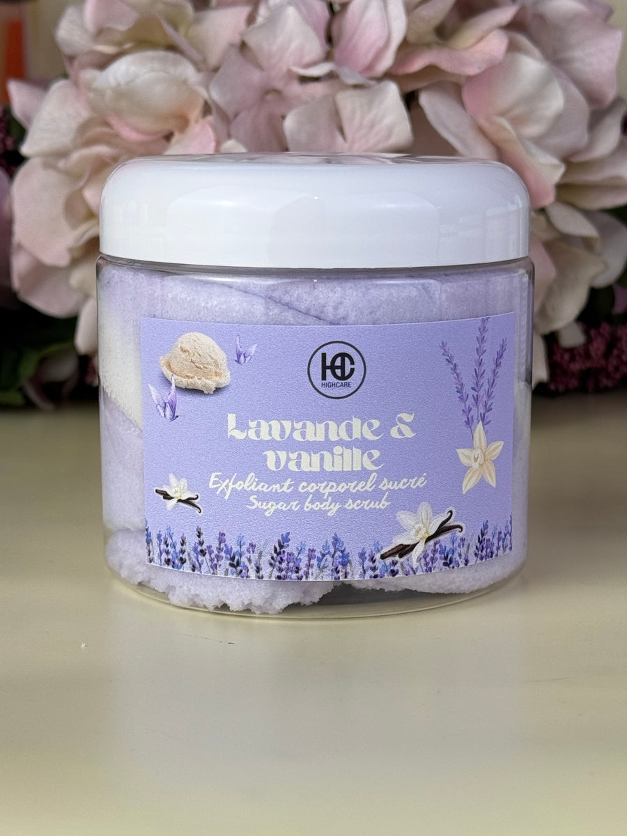 Exfoliant corporel sucré 🪻🍦💤 Lavande et Vanille