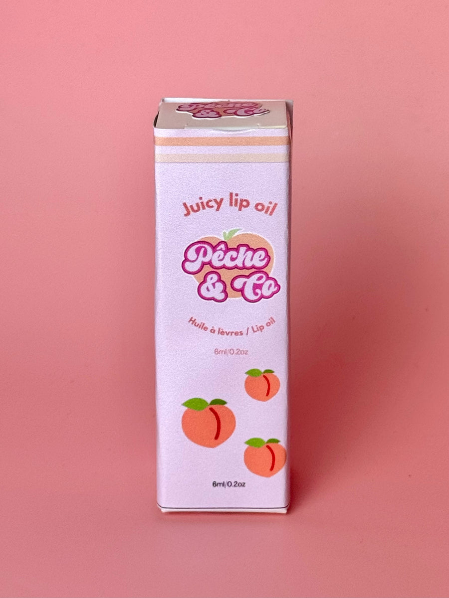 Juicy Lip Oil ( Huile à lèvres ) 🍑💖 Pêche &co