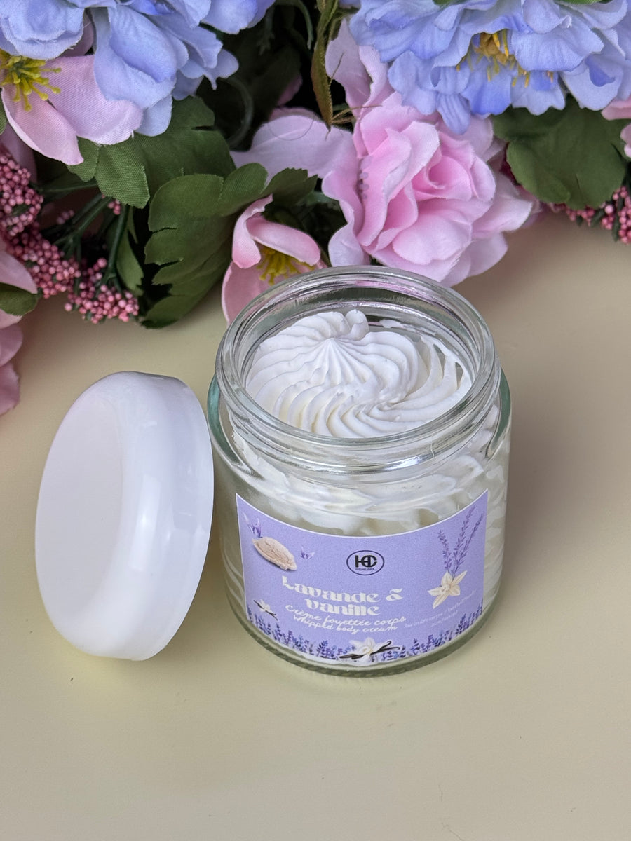 Crème fouettée corporelle 🪻🍦💤 Lavande et Vanille