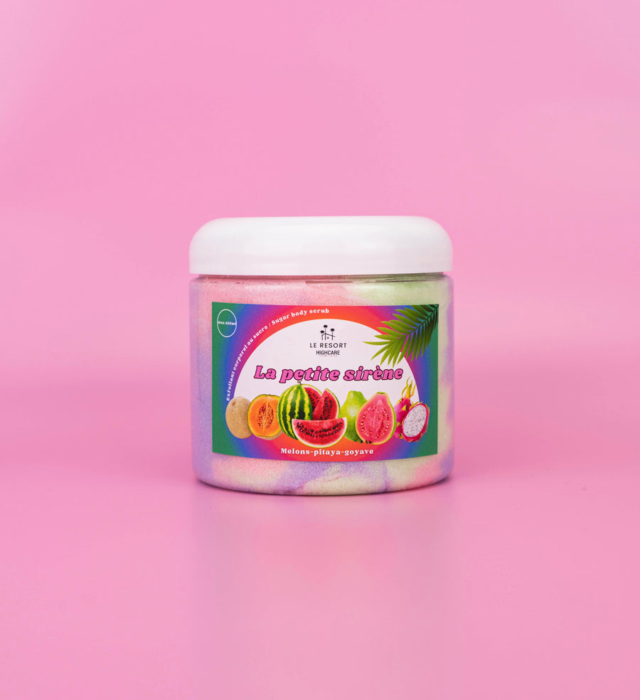 Exfoliant corporel sucré 🧜🏼‍♀️🐚👙🍉🍈🍓 La petite sirène