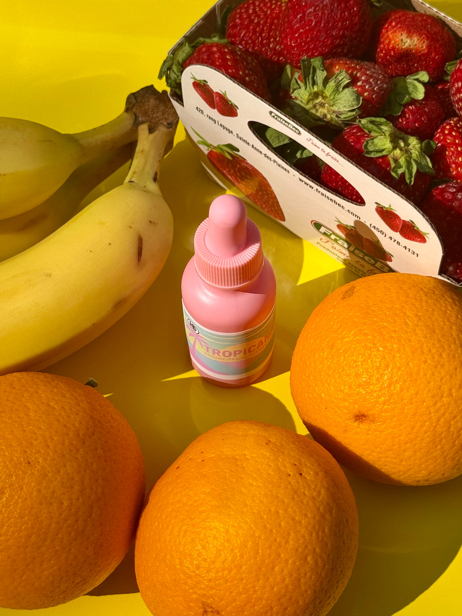 Huile luxueuse bain&corps 🍊🍌🍓 Tropicana 🌴