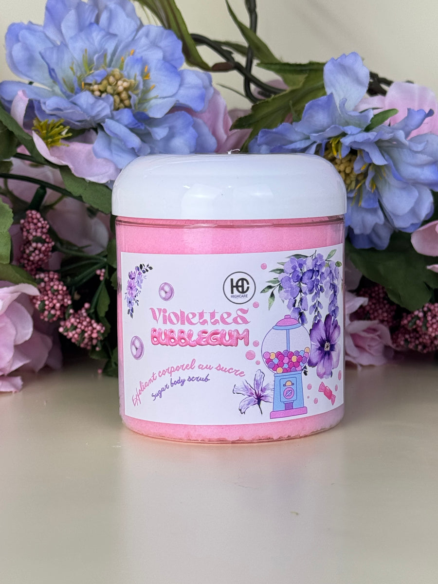 Exfoliant corporel sucré 🫧🪻🍭 Violette & bubblegum
