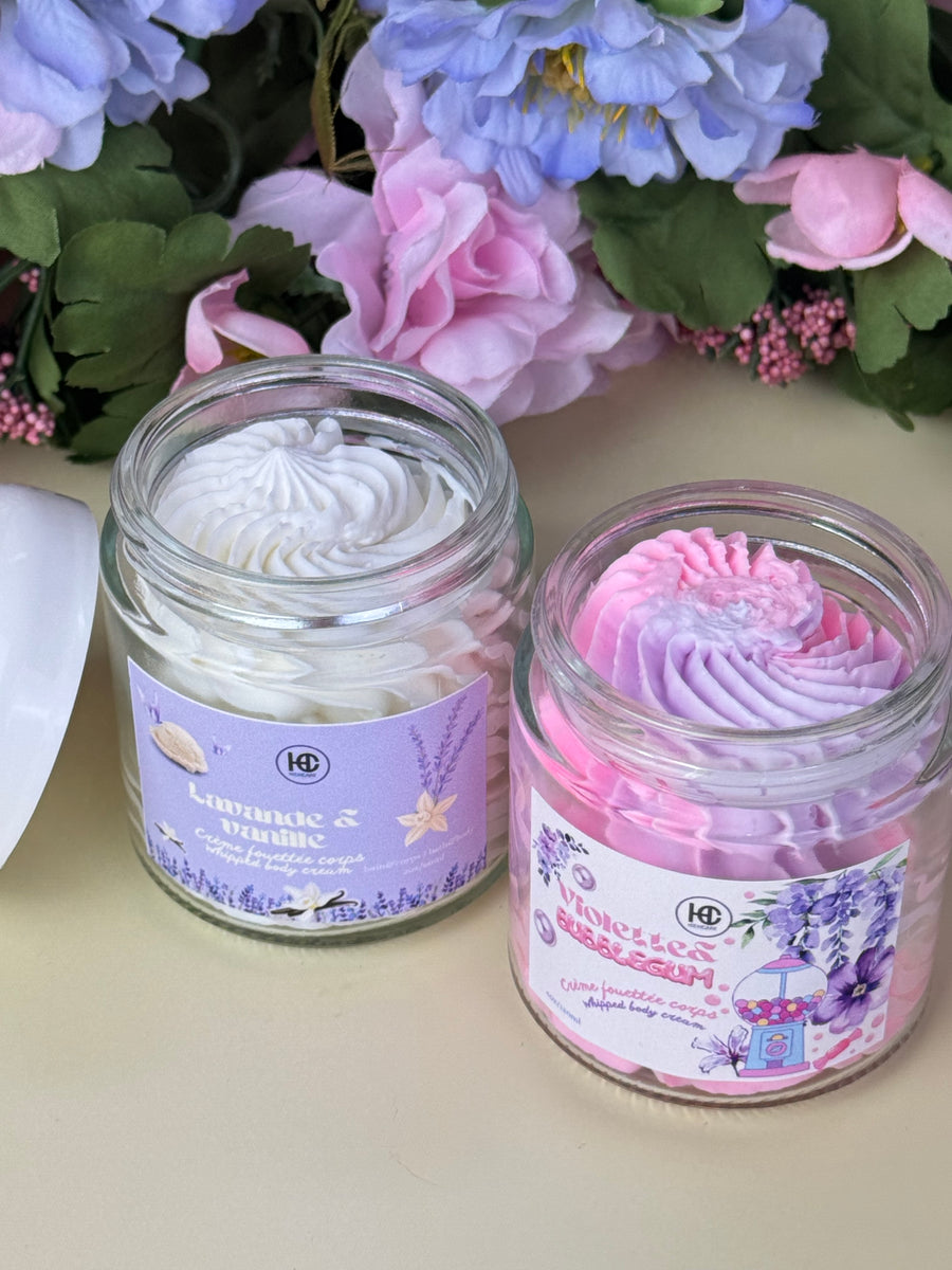 Crème fouettée corporelle 🪻🍦💤 Lavande et Vanille
