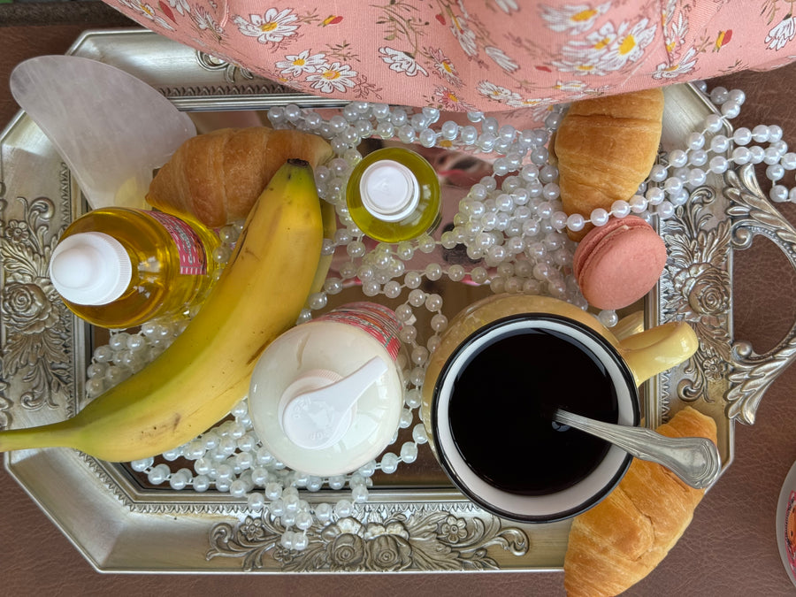 Huile luxueuse bain&corps 🍳☕️🥞🍌 Le Petit Déjeuner (café, banane, pancake vanille)