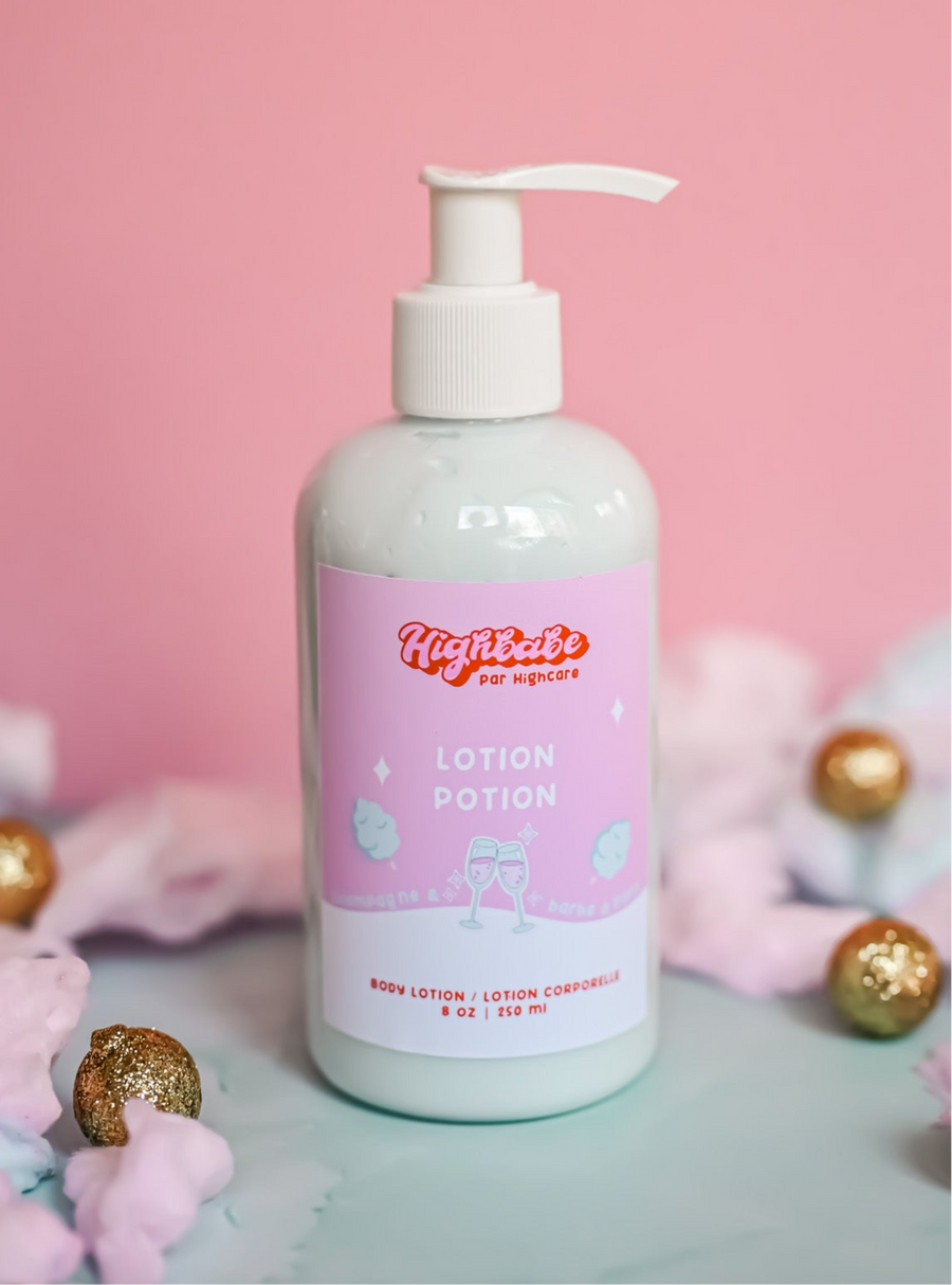 Lotion potion 🍭🍾 barbe à papa & champagne