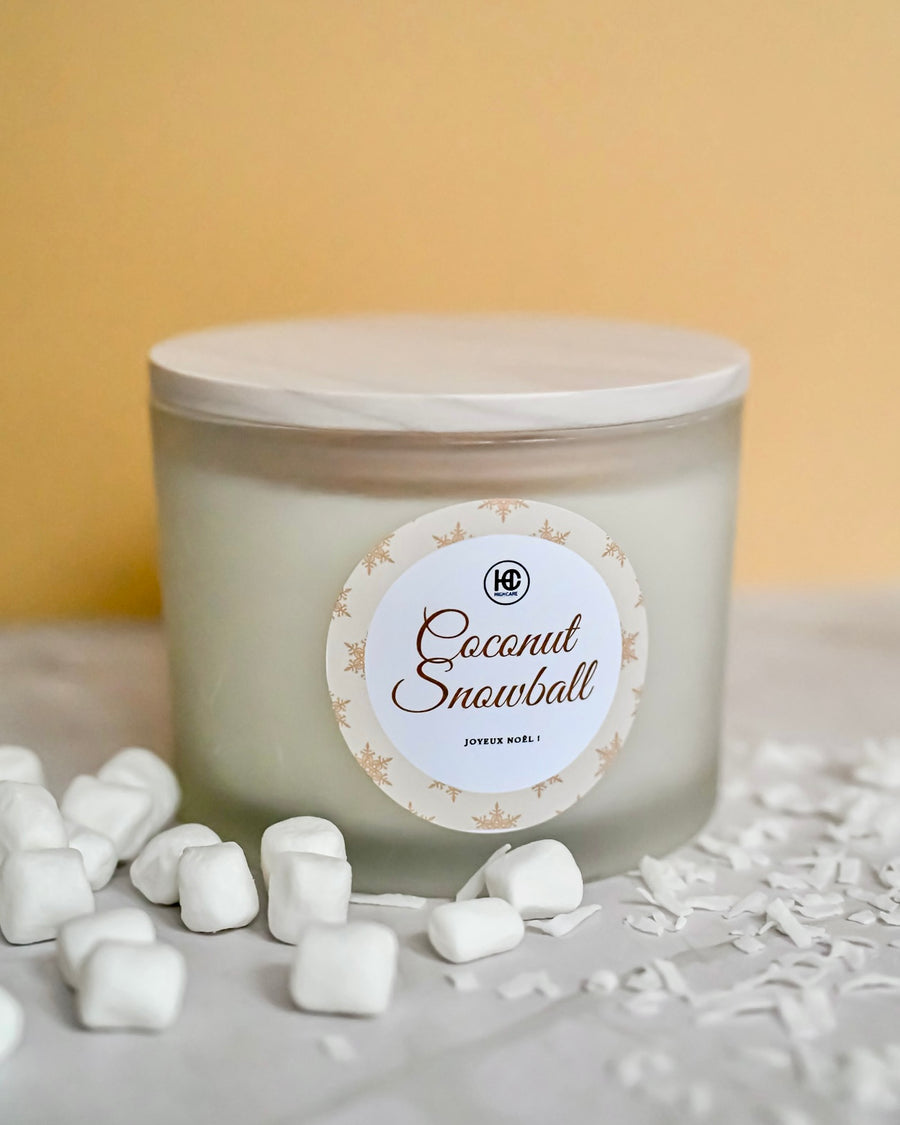 Bougie parfumée 🥥❄️ Coconut snowball