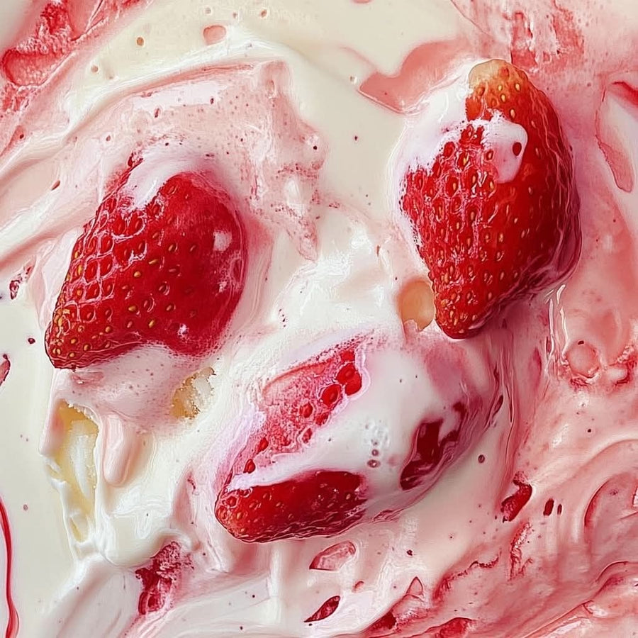 Exfoliant corporel sucré 🍓🥛🍭 Campino à la fraise