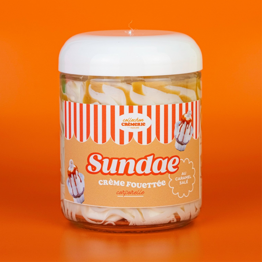Crème fouettée corporelle 🍨🥮🍯 Sundae au caramel salé
