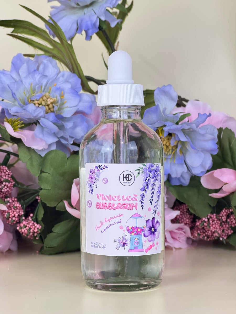 Huile luxueuse bain&corps 🫧🪻🍭 Violette & bubblegum