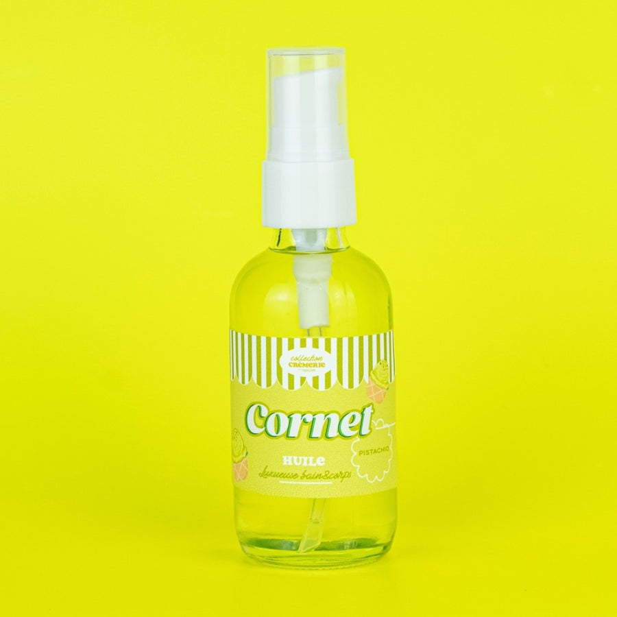 Huile luxueuse bain&corps 🍨🥐🍈 Cornet pistachio