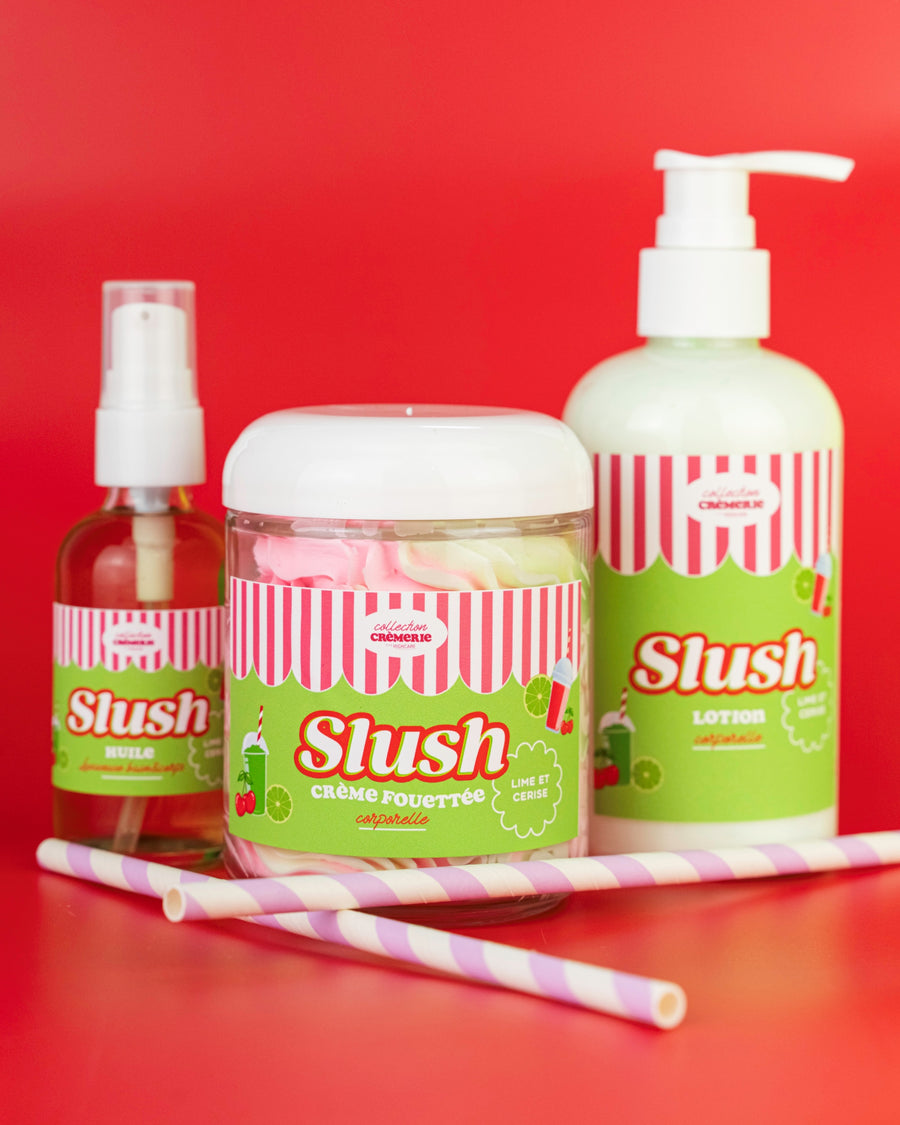 Crème fouettée corporelle 🥤🍋‍🟩🍒 Slush lime&cerise