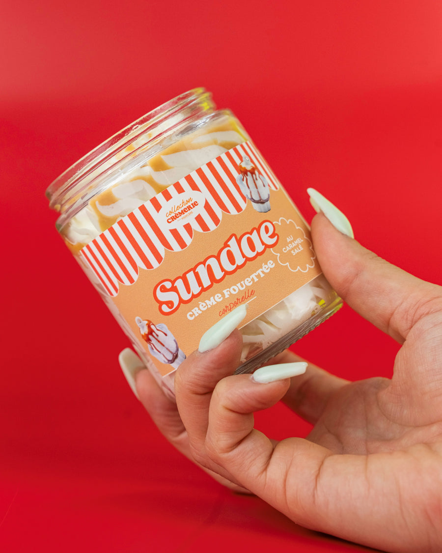 Crème fouettée corporelle 🍨🥮🍯 Sundae au caramel salé