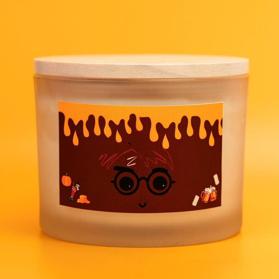 Bougie de sorcellerie 3 mèches 🍺🧙🏻🪄⚡️ HP Bière au beurre