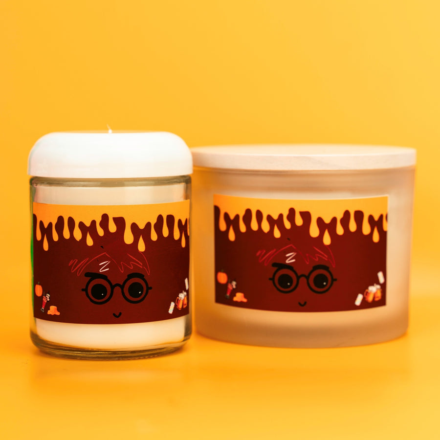 Bougie de sorcellerie 3 mèches 🍺🧙🏻🪄⚡️ HP Bière au beurre