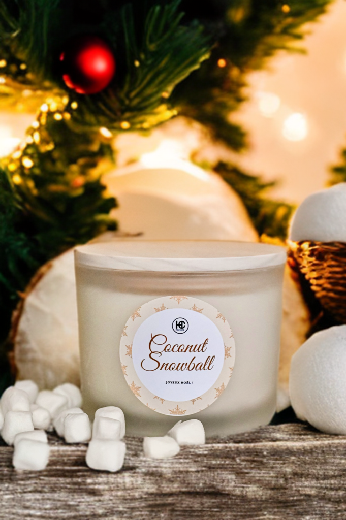 Bougie parfumée 🥥❄️ Coconut snowball