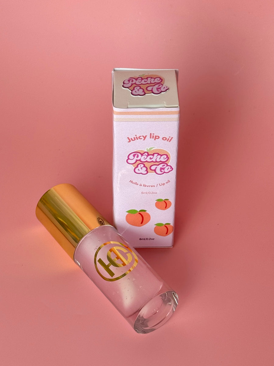 Juicy Lip Oil ( Huile à lèvres ) 🍑💖 Pêche &co